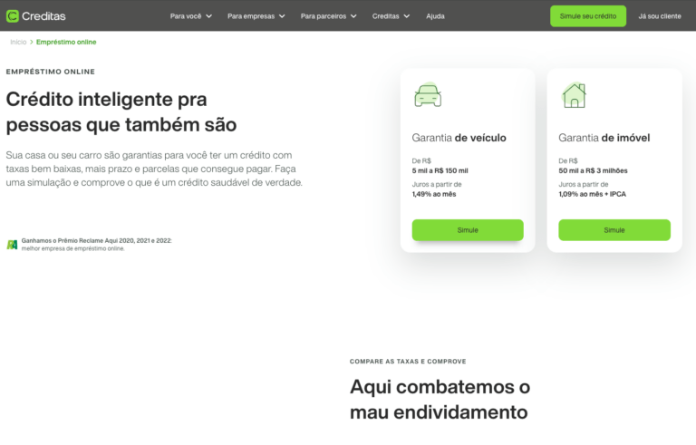 Crédito com Garantia de Veículo na Creditas: Passo a Passo