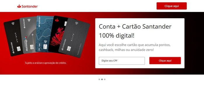 Como Solicitar Cartão Santander