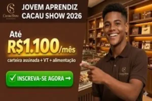 jovem aprendiz cacau show