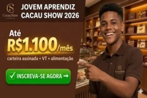 jovem aprendiz cacau show